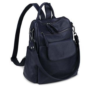 Backpack Purse for Women Vegan Leather Ladies Fashion Travel Shoulder Bag🖐